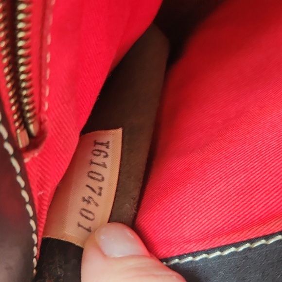 Dooney and Bourke ❤️ ring flap dark Grey canvas black leather shoulder bag - Picture 16 of 17